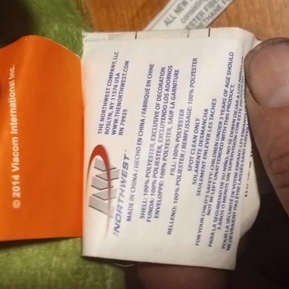 Teenage Mutant Ninja Turtles Nickelodeon Leonardo Plush 26” Stuffed Toy Pillow - Picture 3 of 3